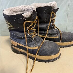 🥾Steel Toe -Brown & Tan Men's Snow Boots